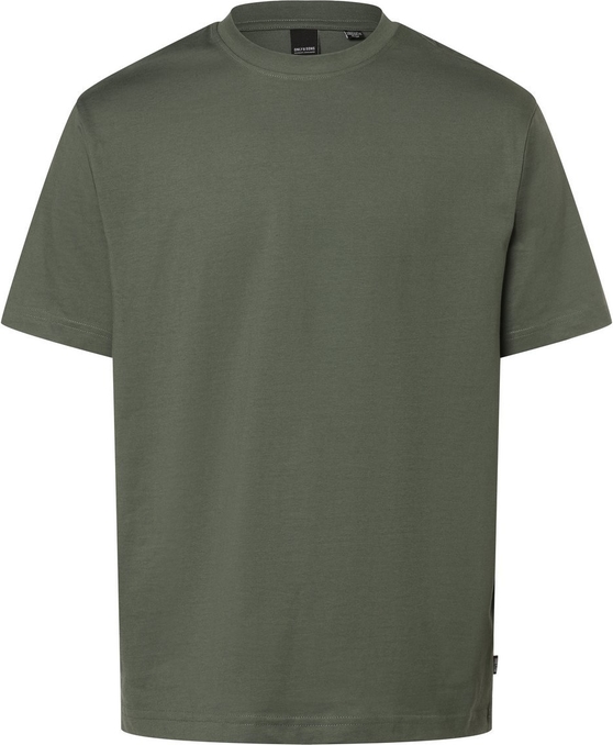 Zielony t-shirt Only&sons z krótkim rękawem w stylu casual