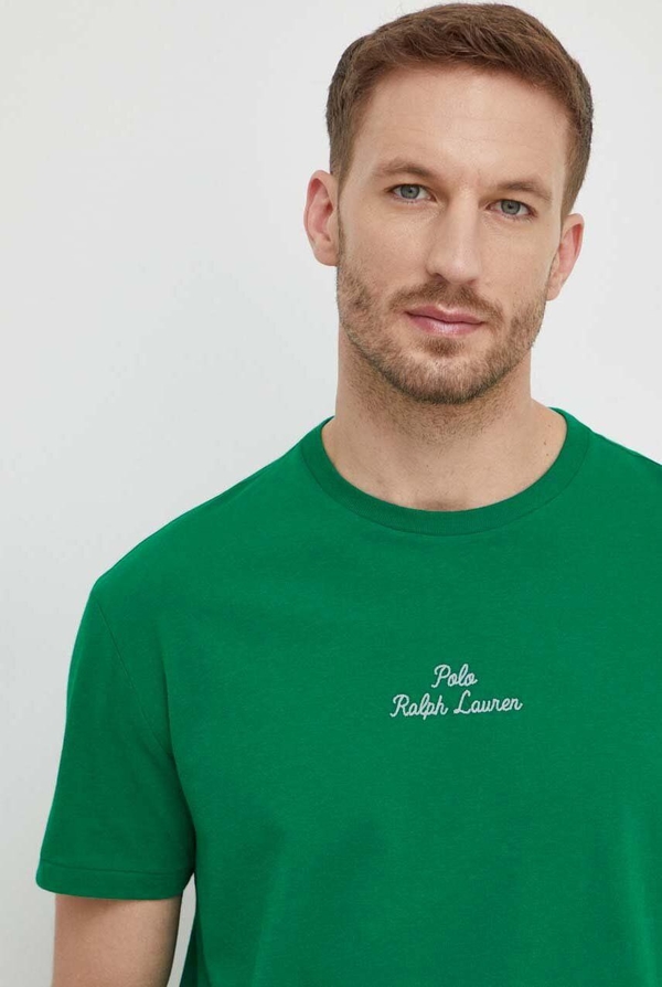 Zielony t-shirt POLO RALPH LAUREN