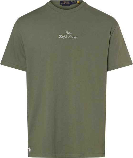 Zielony t-shirt POLO RALPH LAUREN z bawełny