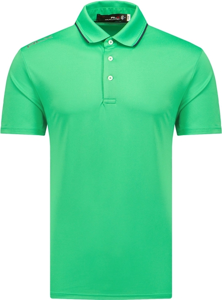 Zielony t-shirt Ralph Lauren z tkaniny z krótkim rękawem w stylu casual