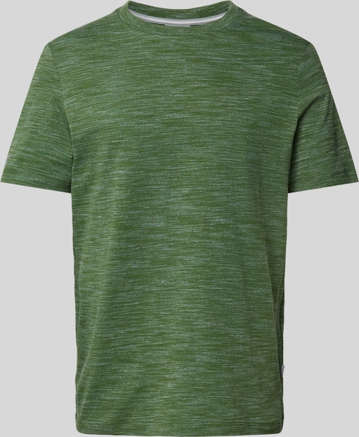 Zielony t-shirt S.Oliver z krótkim rękawem z bawełny