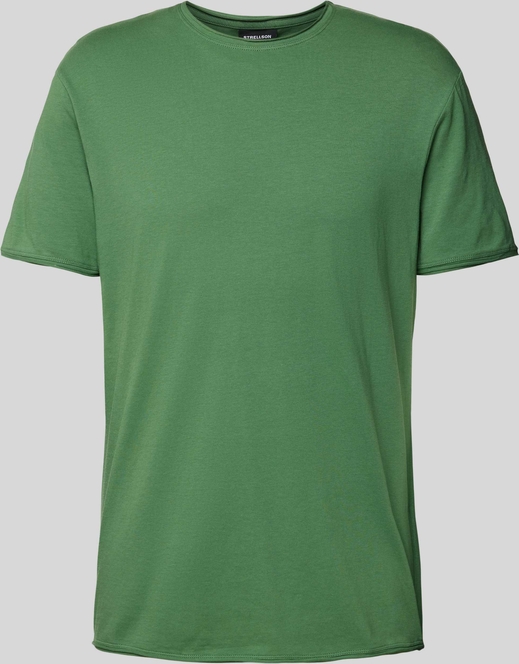 Zielony t-shirt Strellson z bawełny