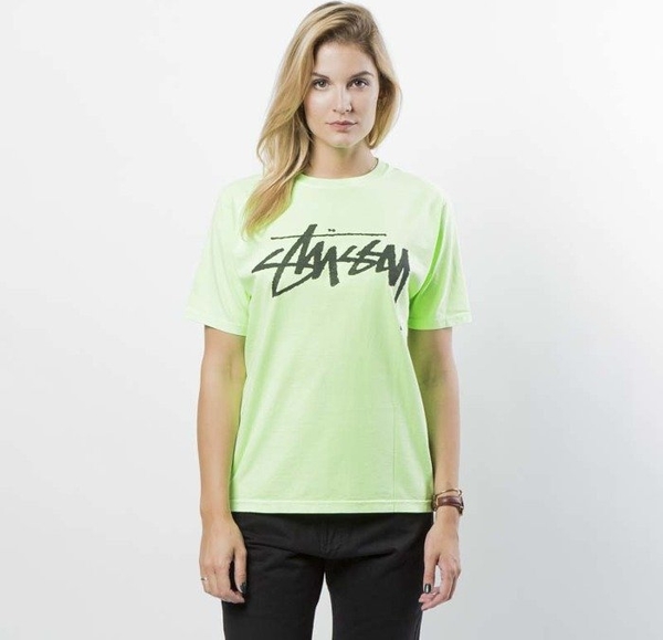 Zielony t-shirt Stussy