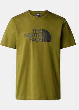 Zielony t-shirt The North Face w sportowym stylu