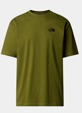 Zielony t-shirt The North Face z krótkim rękawem