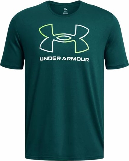 Zielony t-shirt Under Armour w sportowym stylu