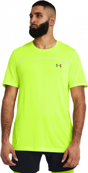 Zielony t-shirt Under Armour w sportowym stylu