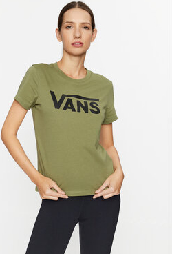 Zielony t-shirt Vans