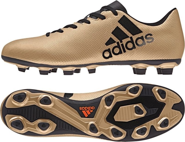 Złote buty sportowe Adidas