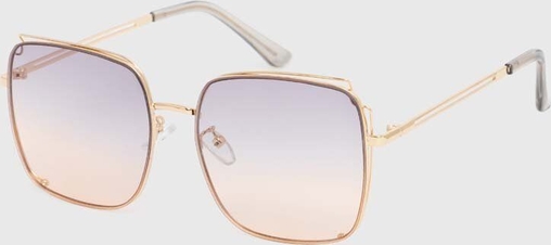 Złote okulary damskie Answear Lab