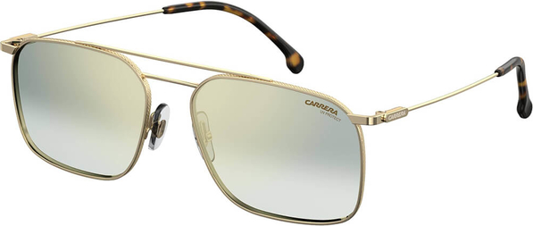 Złote okulary damskie Carrera