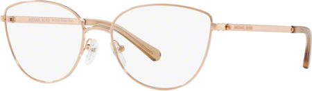 Złote okulary damskie Michael Kors