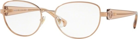 Złote okulary damskie Versace