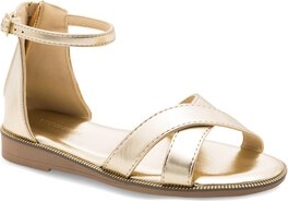 Złote sandały Jenny Fairy w stylu casual