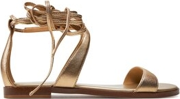 Złote sandały Michael Kors w stylu casual