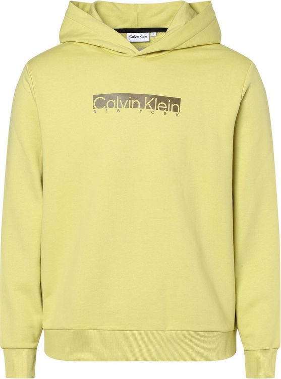 Żółta bluza Calvin Klein w młodzieżowym stylu z bawełny
