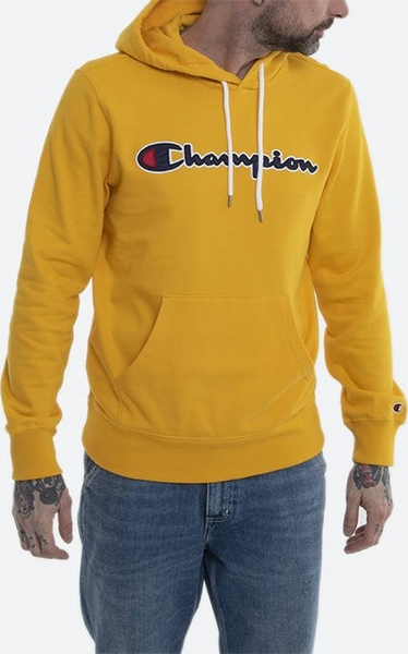 Żółta bluza Champion w młodzieżowym stylu z polaru