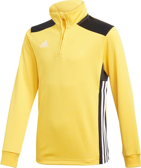 Żółta bluza dziecięca Adidas z tkaniny