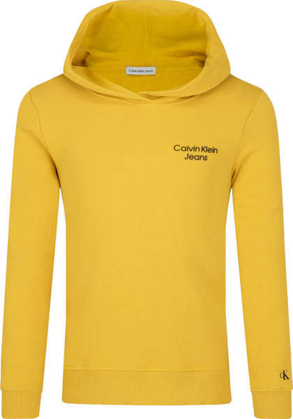 Żółta bluza dziecięca Calvin Klein z bawełny
