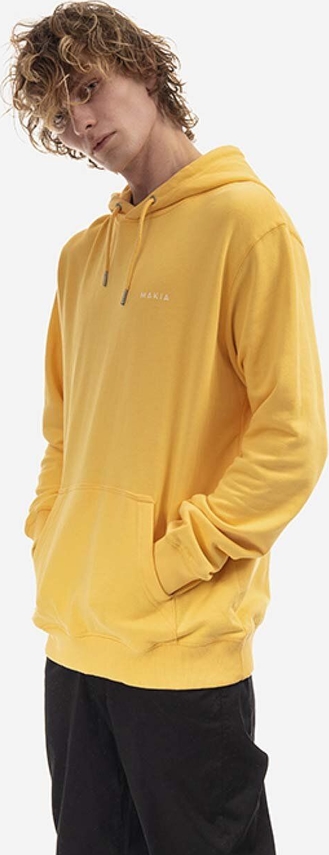 Żółta bluza Makia w młodzieżowym stylu z bawełny