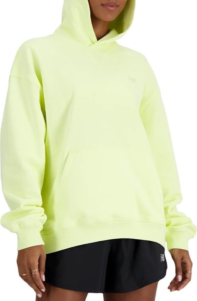 Żółta bluza New Balance w sportowym stylu z bawełny