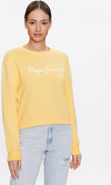 Żółta bluza Pepe Jeans w młodzieżowym stylu