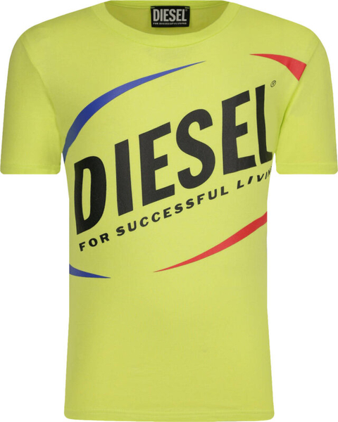 Żółta bluzka dziecięca Diesel dla dziewczynek