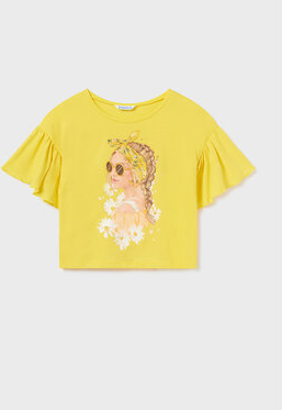 Żółta bluzka dziecięca Mayoral