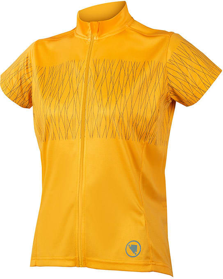 Żółta bluzka Endura z golfem