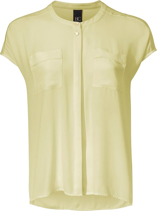 Żółta bluzka Heine z krótkim rękawem