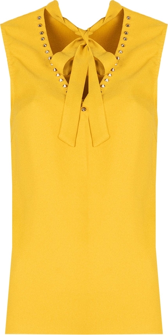 Żółta bluzka Liu-Jo z tkaniny