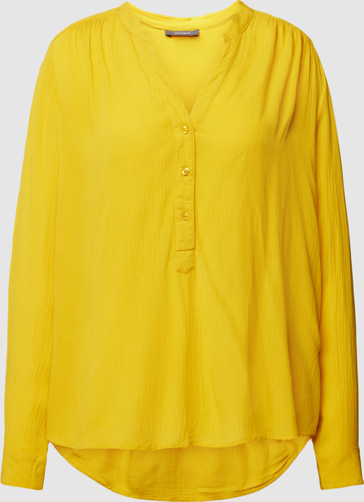 Żółta bluzka Montego z dekoltem w kształcie litery v