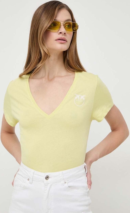 Żółta bluzka Pinko