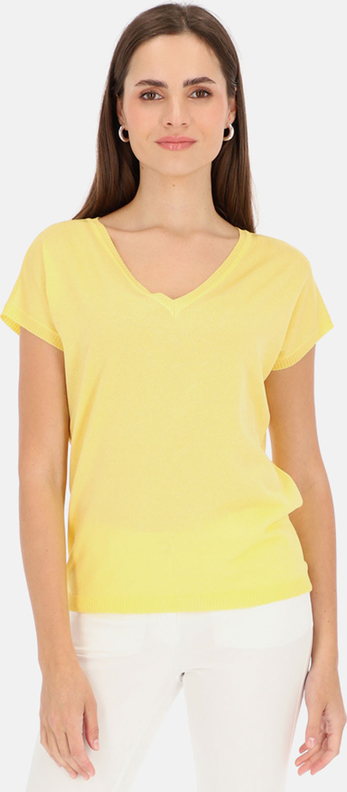 Żółta bluzka POTIS & VERSO w stylu casual
