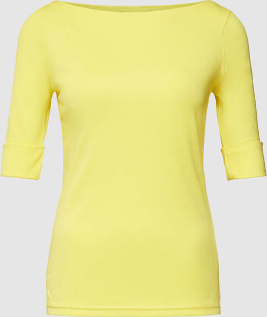 Żółta bluzka Ralph Lauren z bawełny w stylu casual
