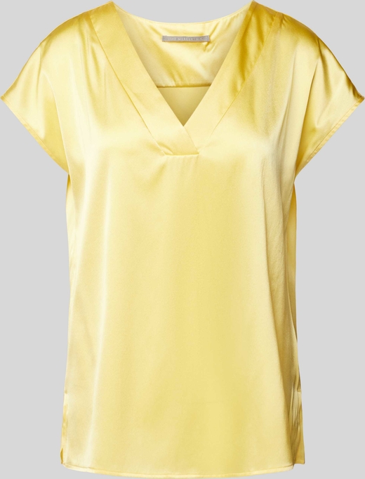 Żółta bluzka The Mercer N.Y. z krótkim rękawem