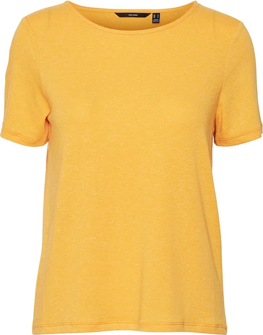 Żółta bluzka Vero Moda w stylu casual