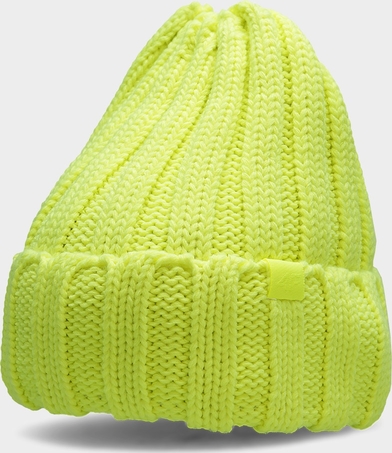 Żółta czapka 4F