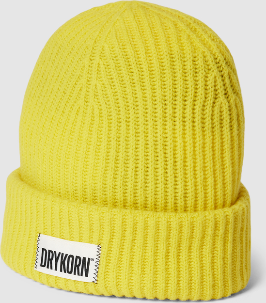 Żółta czapka Drykorn