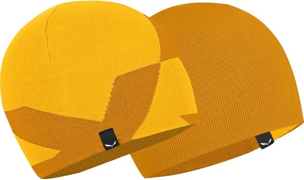 Żółta czapka Salewa