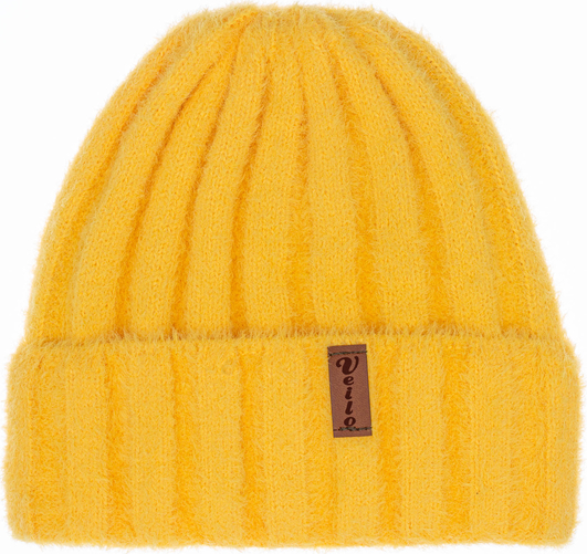 Żółta czapka Veilo