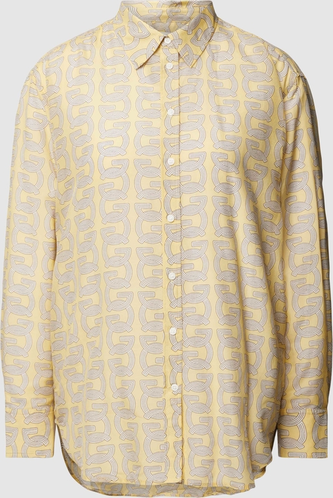 Żółta koszula Gant z bawełny