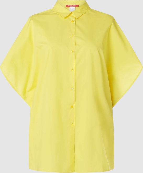 Żółta koszula Marina Rinaldi w stylu casual z bawełny