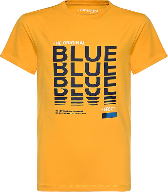 Żółta koszulka dziecięca Blue Effect