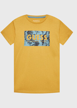 Żółta koszulka dziecięca Guess