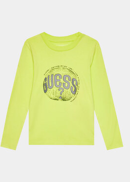 Żółta koszulka dziecięca Guess dla chłopców