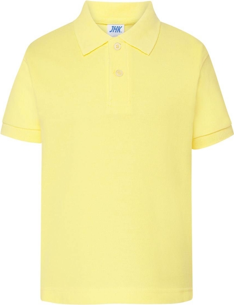 Żółta koszulka dziecięca JK Collection dla chłopców z dzianiny