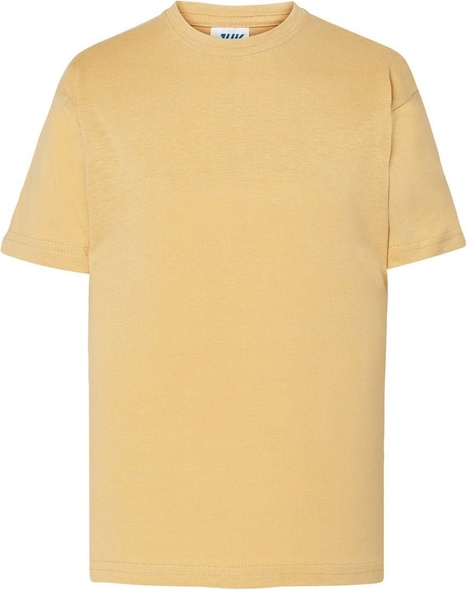 Żółta koszulka dziecięca JK Collection z bawełny dla chłopców