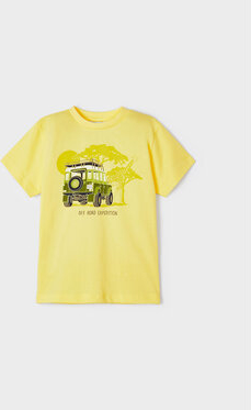 Żółta koszulka dziecięca Mayoral dla chłopców