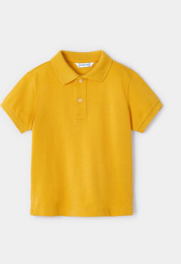 Żółta koszulka dziecięca Mayoral z krótkim rękawem dla chłopców
